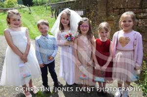 Class 1 wedding at Montacute Pt 3 – May 17, 2018: Children at All Saints Primary School in Montacute enjoyed their very own Class 1 wedding at St Catherine’s Church ahead of the Royal Wedding between Prince Harry and Meghan Markle. Photo 5