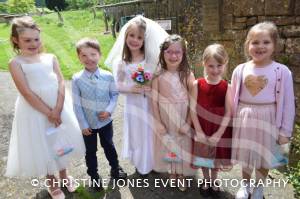Class 1 wedding at Montacute Pt 3 – May 17, 2018: Children at All Saints Primary School in Montacute enjoyed their very own Class 1 wedding at St Catherine’s Church ahead of the Royal Wedding between Prince Harry and Meghan Markle. Photo 6