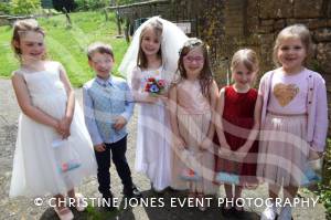 Class 1 wedding at Montacute Pt 3 – May 17, 2018: Children at All Saints Primary School in Montacute enjoyed their very own Class 1 wedding at St Catherine’s Church ahead of the Royal Wedding between Prince Harry and Meghan Markle. Photo 8