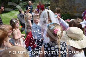 Class 1 wedding at Montacute Pt 4 – May 17, 2018: Children at All Saints Primary School in Montacute enjoyed their very own Class 1 wedding at St Catherine’s Church ahead of the Royal Wedding between Prince Harry and Meghan Markle. Photo 15