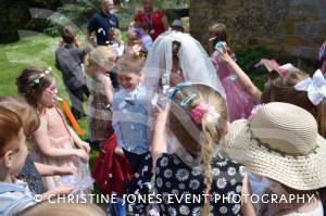 Class 1 wedding at Montacute Pt 4 – May 17, 2018: Children at All Saints Primary School in Montacute enjoyed their very own Class 1 wedding at St Catherine’s Church ahead of the Royal Wedding between Prince Harry and Meghan Markle. Photo 16