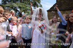 Class 1 wedding at Montacute Pt 4 – May 17, 2018: Children at All Saints Primary School in Montacute enjoyed their very own Class 1 wedding at St Catherine’s Church ahead of the Royal Wedding between Prince Harry and Meghan Markle. Photo 2