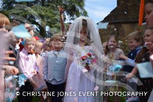 Class 1 wedding at Montacute Pt 4 – May 17, 2018: Children at All Saints Primary School in Montacute enjoyed their very own Class 1 wedding at St Catherine’s Church ahead of the Royal Wedding between Prince Harry and Meghan Markle. Photo 3