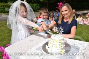 Class 1 wedding at Montacute Pt 4 – May 17, 2018: Children at All Saints Primary School in Montacute enjoyed their very own Class 1 wedding at St Catherine’s Church ahead of the Royal Wedding between Prince Harry and Meghan Markle. Photo 39