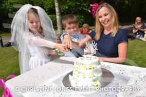 Class 1 wedding at Montacute Pt 4 – May 17, 2018: Children at All Saints Primary School in Montacute enjoyed their very own Class 1 wedding at St Catherine’s Church ahead of the Royal Wedding between Prince Harry and Meghan Markle. Photo 41