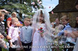 Class 1 wedding at Montacute Pt 4 – May 17, 2018: Children at All Saints Primary School in Montacute enjoyed their very own Class 1 wedding at St Catherine’s Church ahead of the Royal Wedding between Prince Harry and Meghan Markle. Photo 7