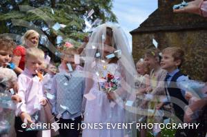 Class 1 wedding at Montacute Pt 4 – May 17, 2018: Children at All Saints Primary School in Montacute enjoyed their very own Class 1 wedding at St Catherine’s Church ahead of the Royal Wedding between Prince Harry and Meghan Markle. Photo 9