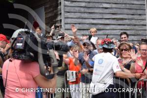 Ed Pratt Returns Home - July 27, 2018Round-the-world unicyclist Ed Pratt returns to Home Farm in Chilthorne Domer having raised £300,000-plus for the School in a Bag charity. Photo 21