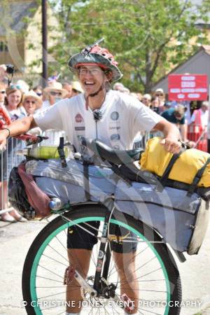 Ed Pratt Returns Home - July 27, 2018Round-the-world unicyclist Ed Pratt returns to Home Farm in Chilthorne Domer having raised £300,000-plus for the School in a Bag charity. Photo 23