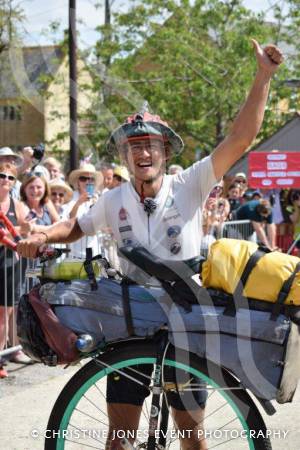 Ed Pratt Returns Home - July 27, 2018Round-the-world unicyclist Ed Pratt returns to Home Farm in Chilthorne Domer having raised £300,000-plus for the School in a Bag charity. Photo 24