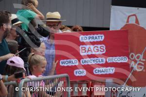 Ed Pratt Returns Home - July 27, 2018Round-the-world unicyclist Ed Pratt returns to Home Farm in Chilthorne Domer having raised £300,000-plus for the School in a Bag charity. Photo 7