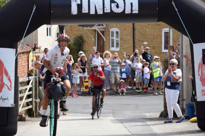 SOMERSET NEWS: What can you say? Round-the-world unicyclist Ed is a legend!