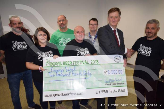 YEOVIL NEWS: Beer festival raises a glass and lots of money for local good causes Photo 1
