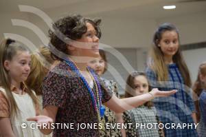 Castaways and Annie – June 2019: The junior members of Castaway Theatre Group put on Annie the musical at Digby Hall in Sherborne from June 8-9, 2019. These photos were taken at a rehearsal. Photo 14