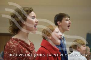 Castaways and Annie – June 2019: The junior members of Castaway Theatre Group put on Annie the musical at Digby Hall in Sherborne from June 8-9, 2019. These photos were taken at a rehearsal. Photo 27