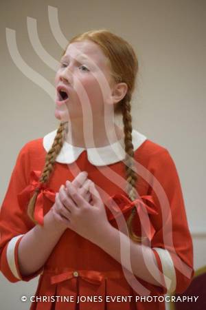 Castaways and Annie – June 2019: The junior members of Castaway Theatre Group put on Annie the musical at Digby Hall in Sherborne from June 8-9, 2019. These photos were taken at a rehearsal. Photo 31