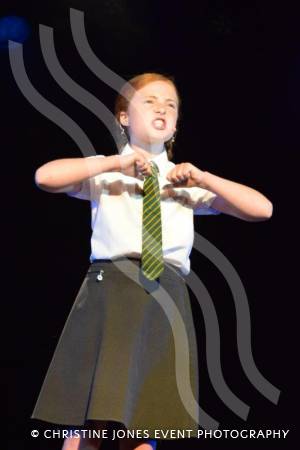 Castaways Summer School Part 1 – August 2019: The Castaway Theatre School held a week-long Summer School at the Westlands Yeovil venue where they finished with putting on a version of Matilda the musical for an audience. Photo 28