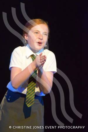 Castaways Summer School Part 1 – August 2019: The Castaway Theatre School held a week-long Summer School at the Westlands Yeovil venue where they finished with putting on a version of Matilda the musical for an audience. Photo 29