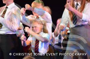 Castaways Summer School Part 1 – August 2019: The Castaway Theatre School held a week-long Summer School at the Westlands Yeovil venue where they finished with putting on a version of Matilda the musical for an audience. Photo 56