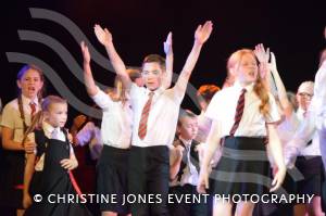 Castaways Summer School Part 2 – August 2019: The Castaway Theatre School held a week-long Summer School at the Westlands Yeovil venue where they finished with putting on a version of Matilda the musical for an audience. Photo 10