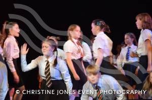 Castaways Summer School Part 2 – August 2019: The Castaway Theatre School held a week-long Summer School at the Westlands Yeovil venue where they finished with putting on a version of Matilda the musical for an audience. Photo 15