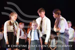 Castaways Summer School Part 2 – August 2019: The Castaway Theatre School held a week-long Summer School at the Westlands Yeovil venue where they finished with putting on a version of Matilda the musical for an audience. Photo 2