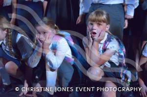 Castaways Summer School Part 2 – August 2019: The Castaway Theatre School held a week-long Summer School at the Westlands Yeovil venue where they finished with putting on a version of Matilda the musical for an audience. Photo 34