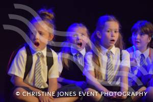 Castaways Summer School Part 2 – August 2019: The Castaway Theatre School held a week-long Summer School at the Westlands Yeovil venue where they finished with putting on a version of Matilda the musical for an audience. Photo 43