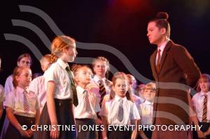 Castaways Summer School Part 2 – August 2019: The Castaway Theatre School held a week-long Summer School at the Westlands Yeovil venue where they finished with putting on a version of Matilda the musical for an audience. Photo 84