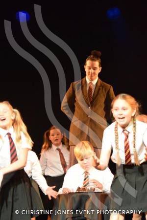 Castaways Summer School Part 3 – August 2019: The Castaway Theatre School held a week-long Summer School at the Westlands Yeovil venue where they finished with putting on a version of Matilda the musical for an audience. Photo 12