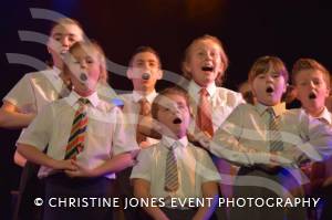 Castaways Summer School Part 3 – August 2019: The Castaway Theatre School held a week-long Summer School at the Westlands Yeovil venue where they finished with putting on a version of Matilda the musical for an audience. Photo 41