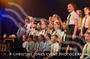 Castaways Summer School Part 5 – August 2019: The Castaway Theatre School held a week-long Summer School at the Westlands Yeovil venue where they finished with putting on a version of Matilda the musical for an audience. Photo 41