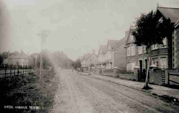 YEOVIL HISTORY FILES Part 6: Grove Avenue was originally not even in Yeovil