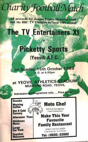 YEOVIL FLASHBACK: The day the Picketty Witch pub team beat TV Entertainers XI Photo 2