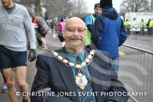 Yeovil Half Marathon - At the start: Yeovil Mayor, Cllr Clive Davis, was on hand to lend his support. Photo 7