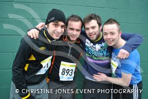 Yeovil Half Marathon - At the start: Aaron Trim (no 893) and pals. Photo 9
