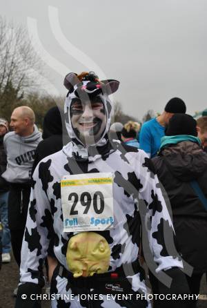 Yeovil Half Marathon - At the start: Ready to get moo-ving is Darren Ellis. Photo 11
