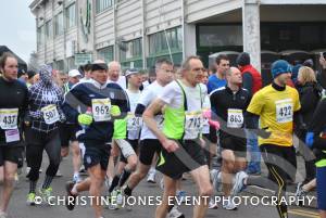 Yeovil Half Marathon - They're off! Can you spot yourself or a friend in the crowd at the start? Photo 13