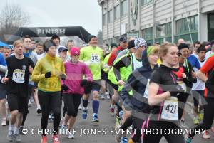 Yeovil Half Marathon - They're off! Can you spot yourself or a friend in the crowd at the start? Photo 17