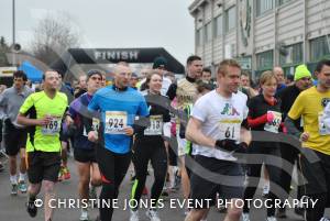Yeovil Half Marathon - They're off! Can you spot yourself or a friend in the crowd at the start? Photo 18