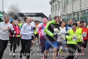 Yeovil Half Marathon - They're off! Can you spot yourself or a friend in the crowd at the start? Photo 23