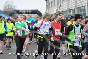 Yeovil Half Marathon - They're off! Can you spot yourself or a friend in the crowd at the start? Photo 30