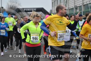 Yeovil Half Marathon - They're off! Can you spot yourself or a friend in the crowd at the start? Photo 38