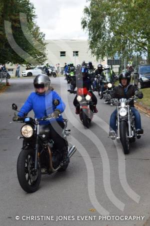 NHS Ride of Thanks - September 2021: Hundreds of motorcycle fans descend on Yeovil Town FC at the end of a ride-out to support the NHS and related charities. Photo 20
