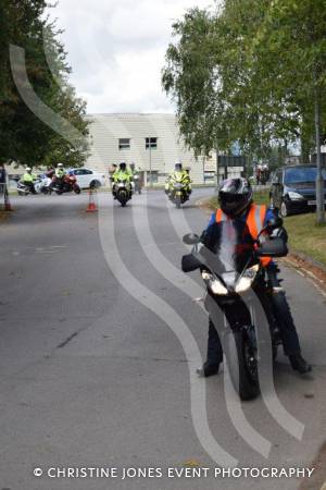 NHS Ride of Thanks - September 2021: Hundreds of motorcycle fans descend on Yeovil Town FC at the end of a ride-out to support the NHS and related charities. Photo 1