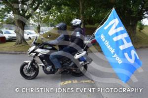NHS Ride of Thanks - September 2021: Hundreds of motorcycle fans descend on Yeovil Town FC at the end of a ride-out to support the NHS and related charities. Photo 37