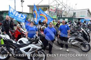 NHS Ride of Thanks - September 2021: Hundreds of motorcycle fans descend on Yeovil Town FC at the end of a ride-out to support the NHS and related charities. Photo 76