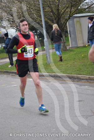 Yeovil Half Marathon - Runners from Chard & Crewkerne: Ed Stahl, of Crewkerne Running Club. Photo 10.
