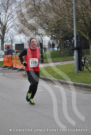 Yeovil Half Marathon - Runners from Chard & Crewkerne: Matthew Brunt, of Crewkerne Running Club. Photo 14.