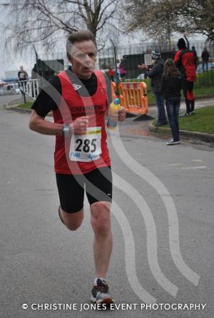Yeovil Half Marathon - Runners from Chard & Crewkerne: Adrian East, of Crewkerne Running Club. Photo 15.